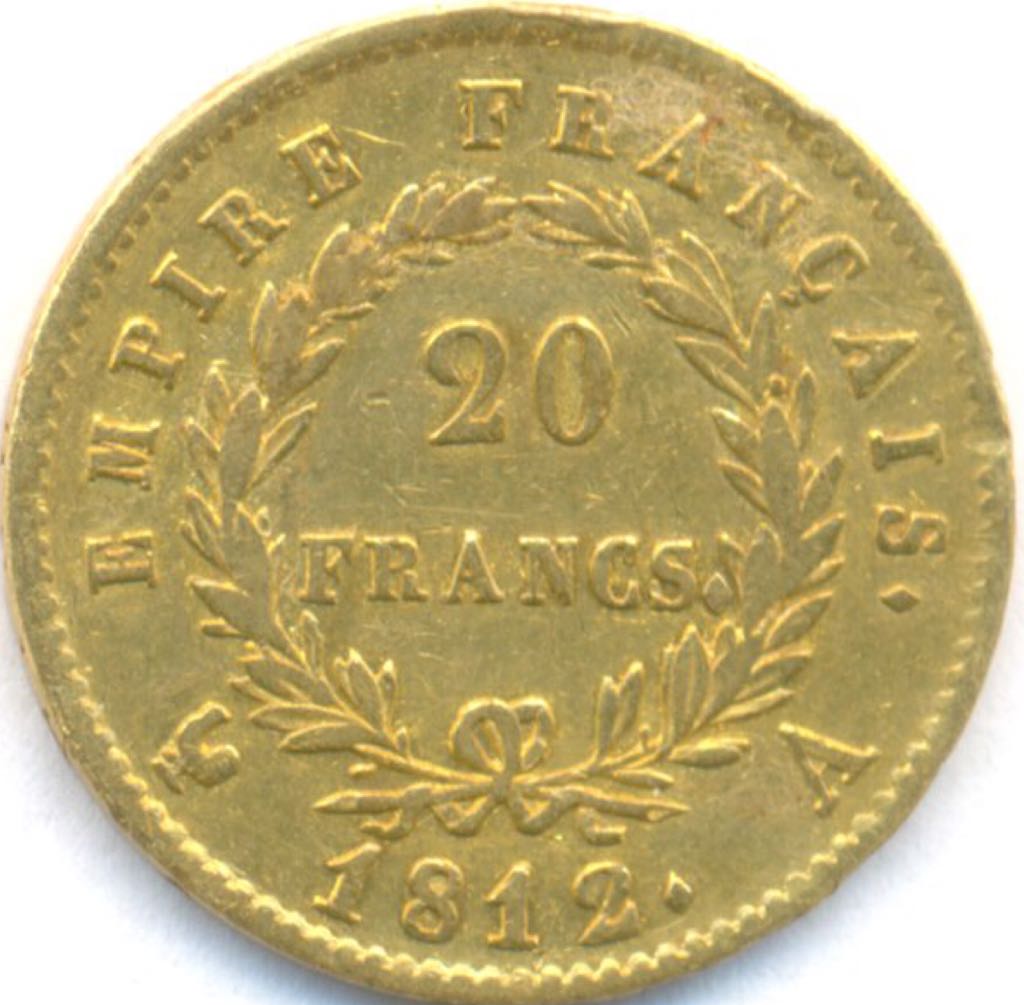 1812 20 Francs  coin collectible - Main Image 2