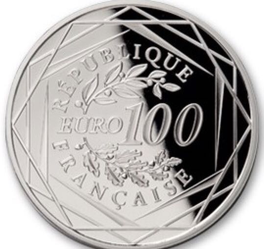2014 France S 100€ Rooster  coin collectible - Main Image 2