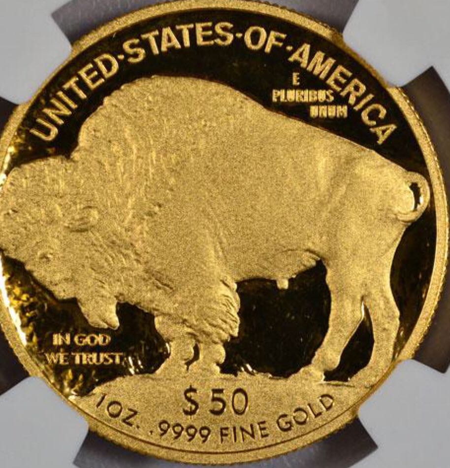 2011 $50 Gold Buffalo Proof  coin collectible - Main Image 2