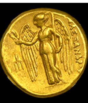 326 B.C. Alexander The Great Nike Coin, Athena On Reverse  coin collectible - Main Image 2