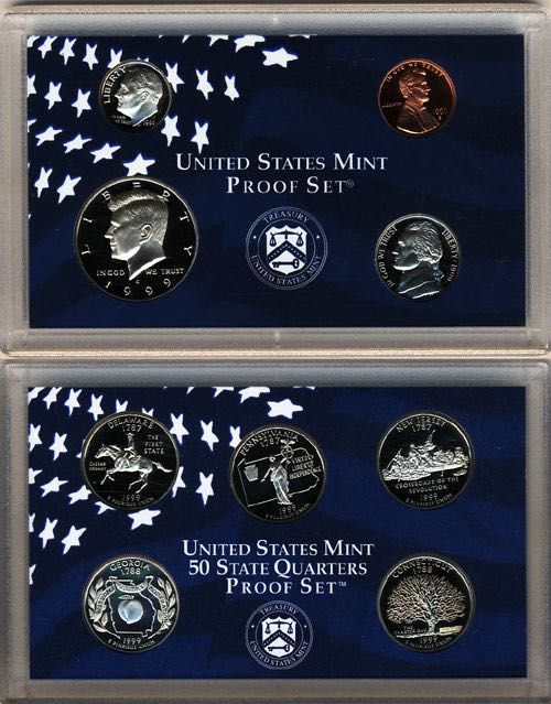 Proof Set 1999  coin collectible - Main Image 2