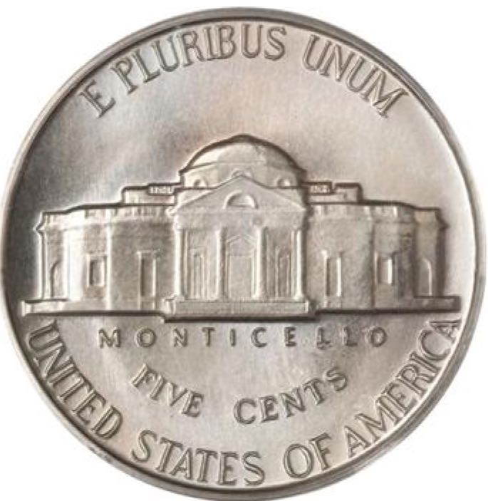 1909 Jefferson Nichel  coin collectible - Main Image 2