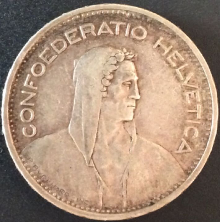 Suisse 5 Francs  coin collectible - Main Image 2