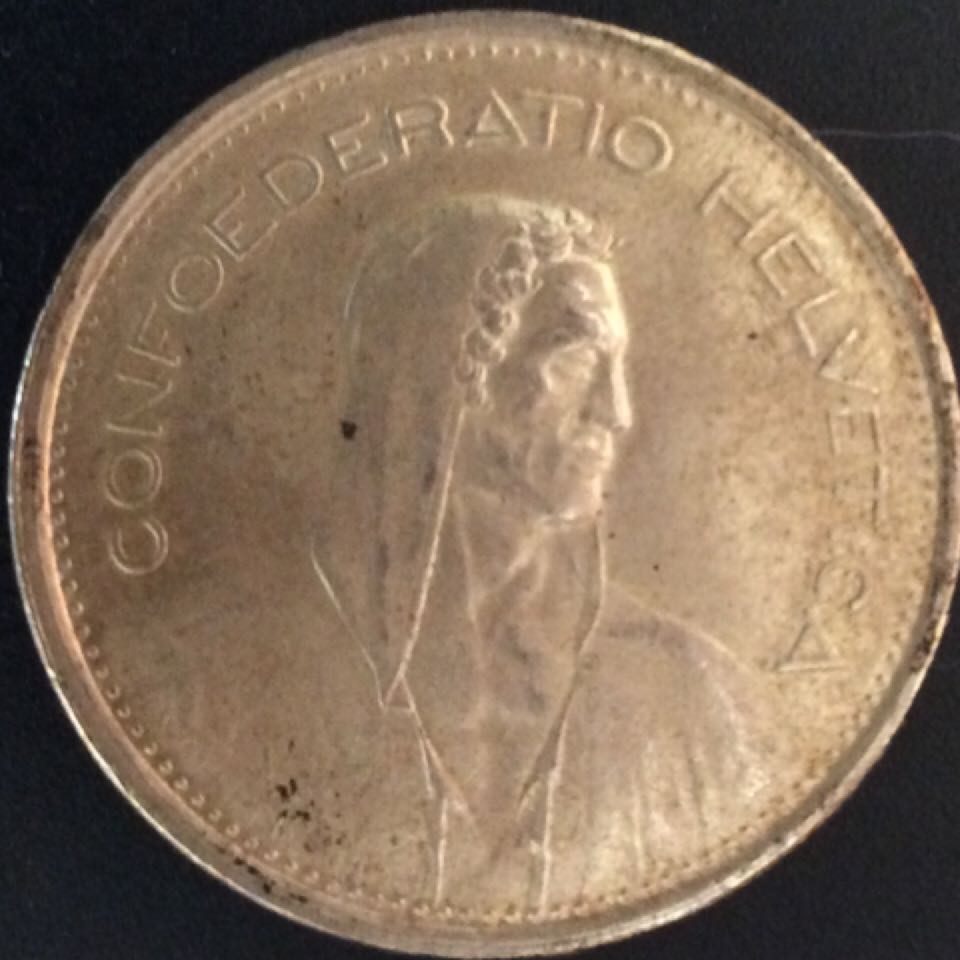 Suisse 5 Francs  coin collectible - Main Image 2