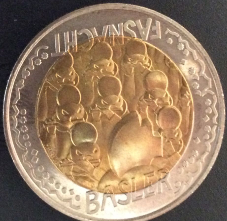 Suisse 5 Francs "Basler Fasnacht”  coin collectible - Main Image 2