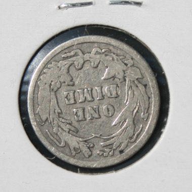 1911 Barber Head Dime  coin collectible - Main Image 2