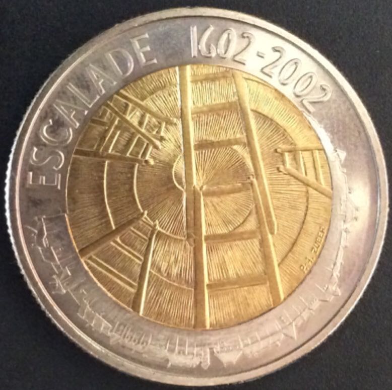 Suisse 5 Francs "Escalade 1602-2002”  coin collectible - Main Image 2