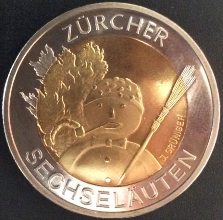 Suisse 5 Francs "Zürcher Sechseläuten”  coin collectible - Main Image 2