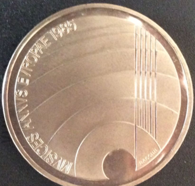 Suisse 5 Francs "Musices Anus Europae”  coin collectible - Main Image 2