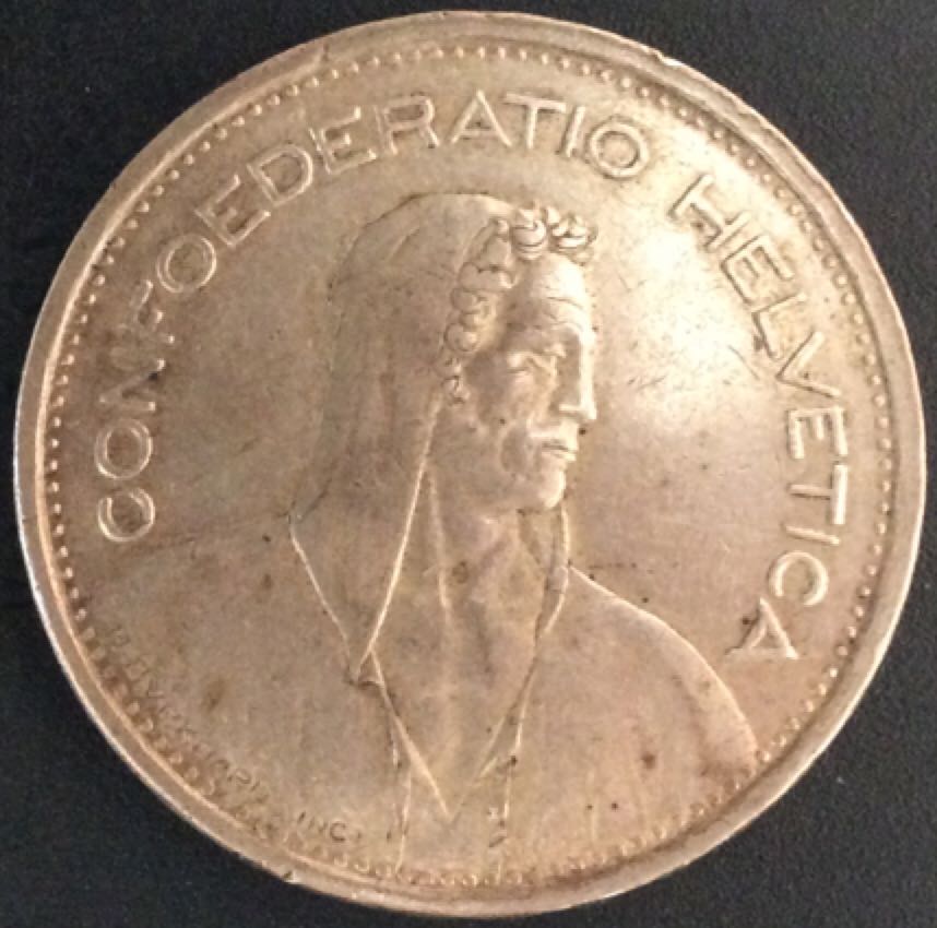Suisse 5 Francs  coin collectible - Main Image 2