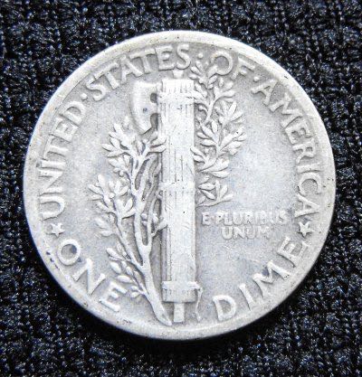 1943 Liberty Head Dime  coin collectible - Main Image 2