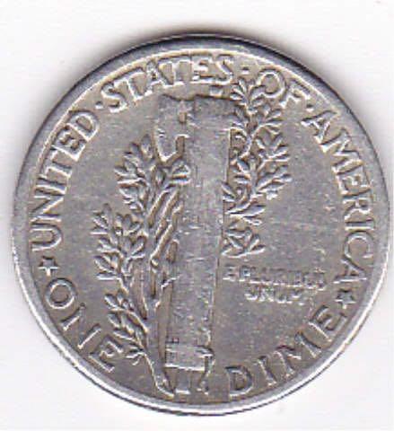 1942 Liberty Head Dime  coin collectible - Main Image 2