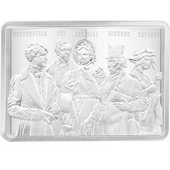 Charles Dickens Silver Proof Coin  coin collectible - Main Image 2