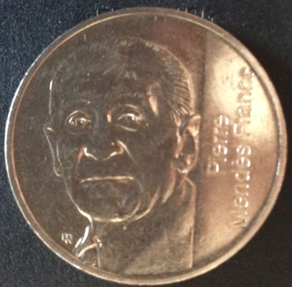 France 5 Francs "Pierre Mendes France”  coin collectible - Main Image 2