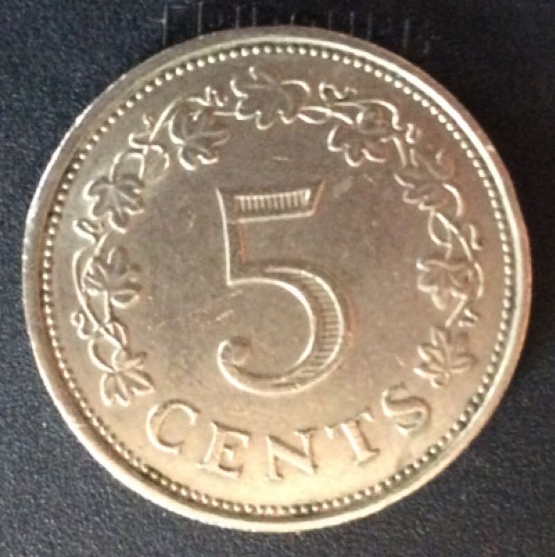 Malte 5 Cents  coin collectible - Main Image 1