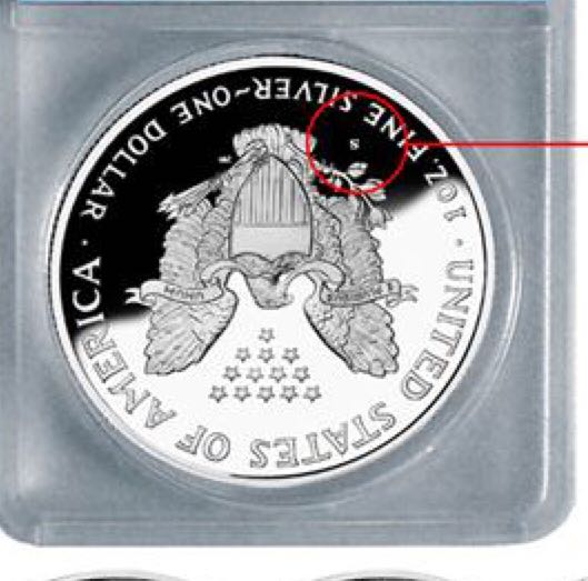 1992 S Silver Eagle   coin collectible - Main Image 2