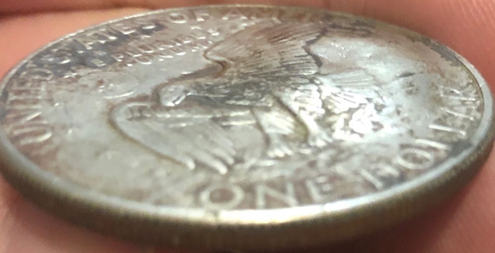 1972 Eisenhower Dollar (D) Error  coin collectible - Main Image 3