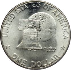 Bicentennial Eisnehower Dollar (D) coin collectible - Main Image 2