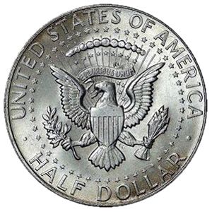 Kennedy Half Dollar 1964 D  coin collectible - Main Image 2