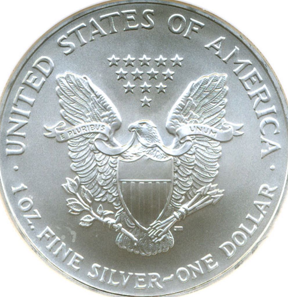 2007 Uncirculated Silver Eagle  coin collectible - Main Image 2