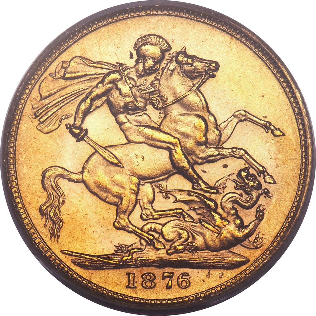 1873 Queen Victoria Gold Sovereign  coin collectible - Main Image 2