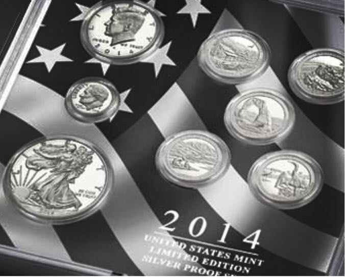 2014 United States Limited Edition Silver Proof Set  coin collectible - Main Image 2