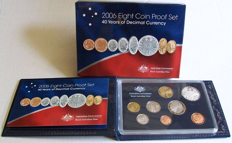 2006 AU Proof Coin Set - 40 Years of Decimal Currency  coin collectible - Main Image 2