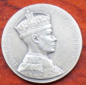 Edward VIII Abdication Medal coin collectible - Main Image 1