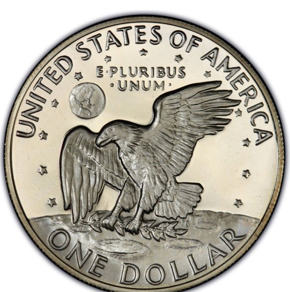 1973 Eisenhower Dollar  coin collectible - Main Image 2