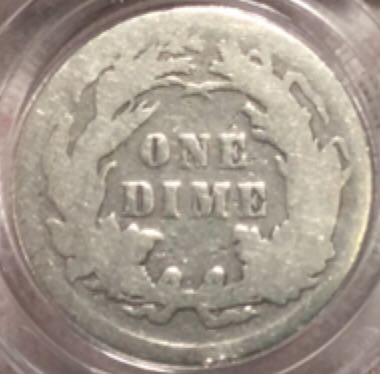 Early American Silver Coins-Seated Liberty  coin collectible - Main Image 2