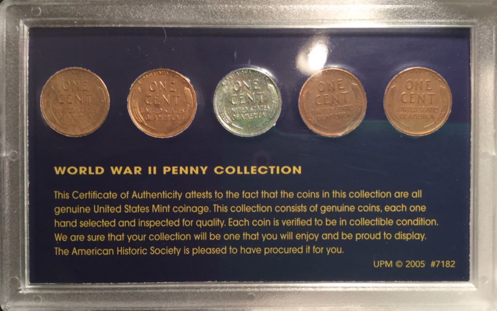 World War II Penny Collection  coin collectible - Main Image 2