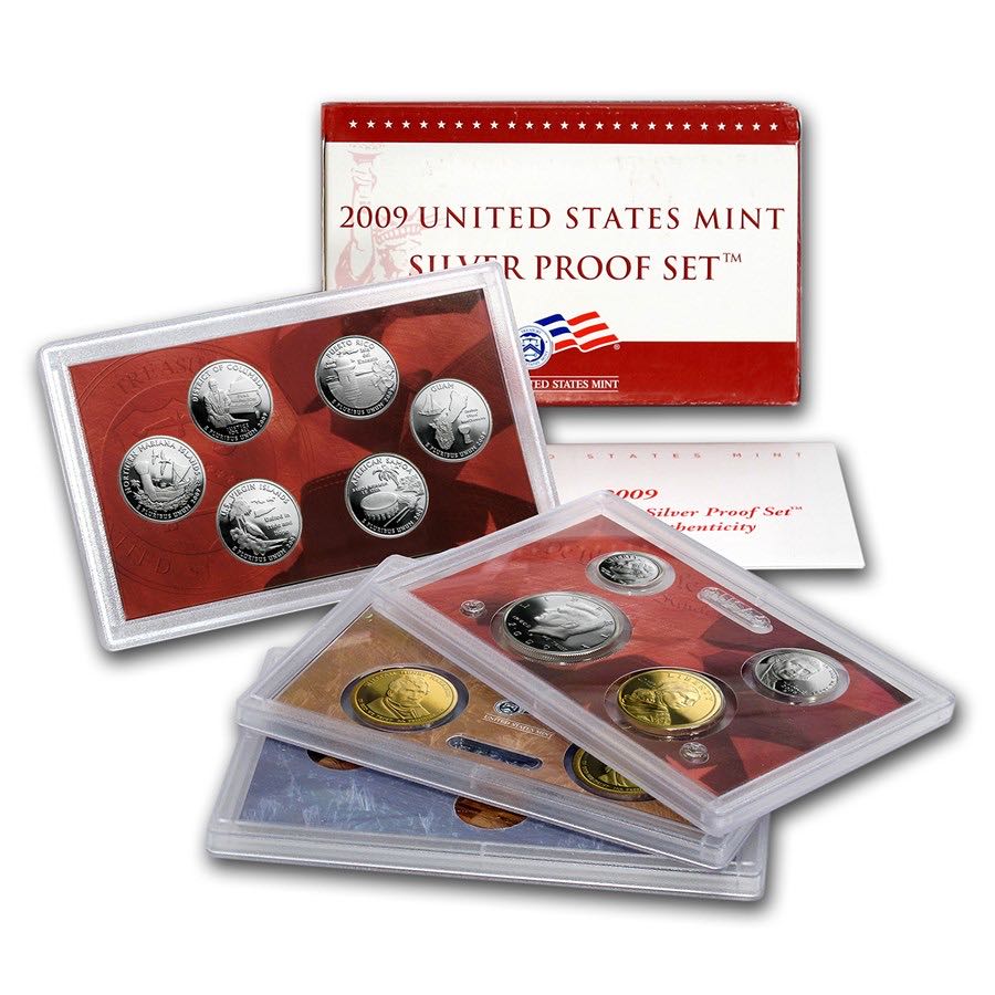 2009 US Mint Silver Proof Coin Set (S)  coin collectible - Main Image 3