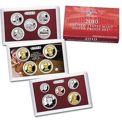 2010 US Mint Silver Proof Set (S)  coin collectible - Main Image 2
