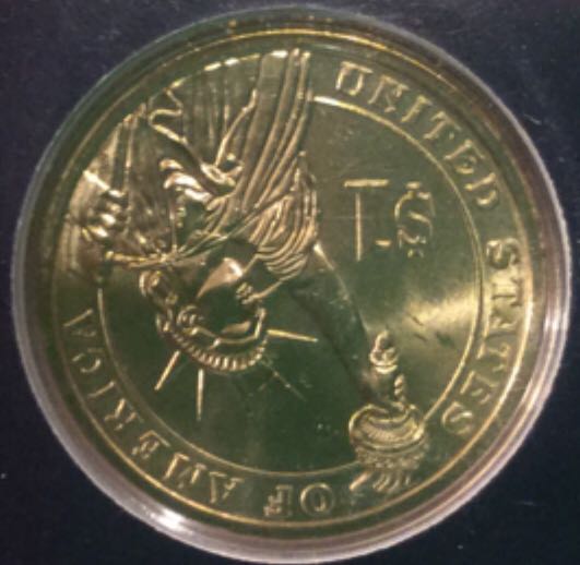 George Washington P Presidential Dollar  coin collectible - Main Image 2