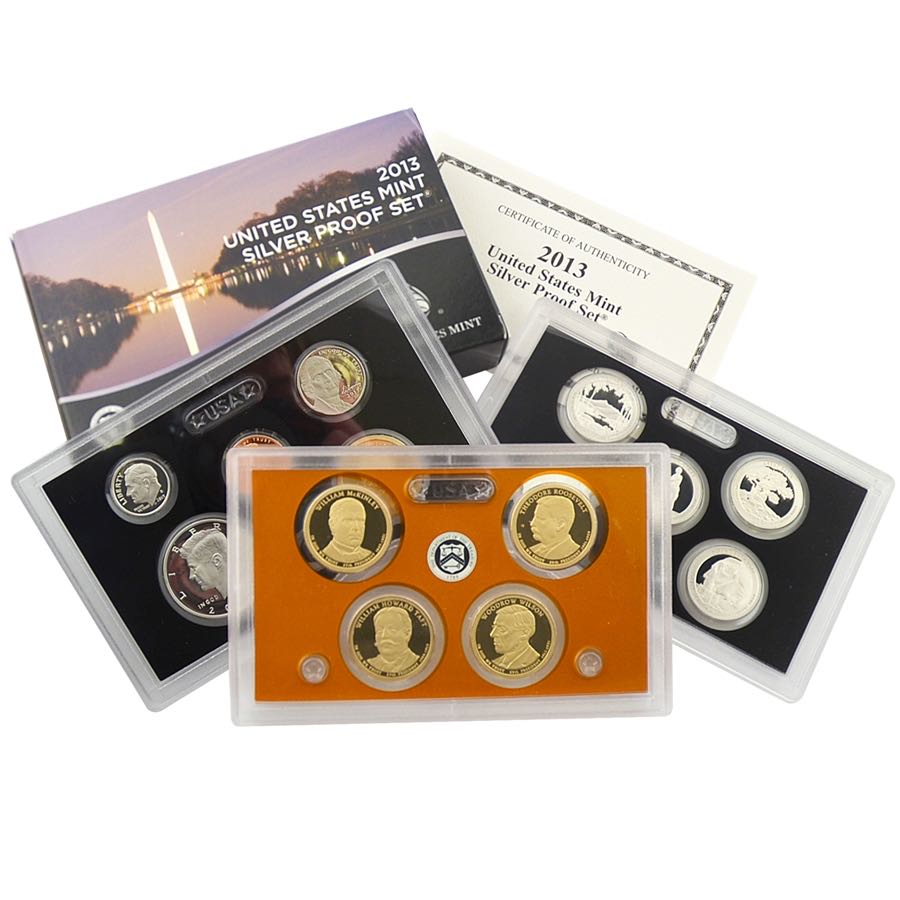 2013 US Mint Silver Proof Coin Set (S)  coin collectible - Main Image 3