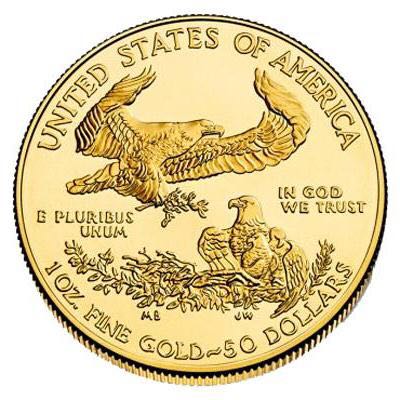 2013 US Mint American Eagle 1/10 oz Gold Proof (W)  coin collectible - Main Image 2