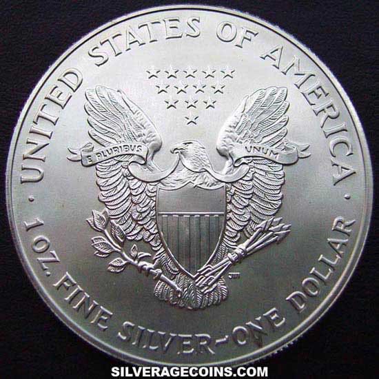 2002 US Mint American Eagle Silver Dollar Proof (W)  coin collectible - Main Image 2