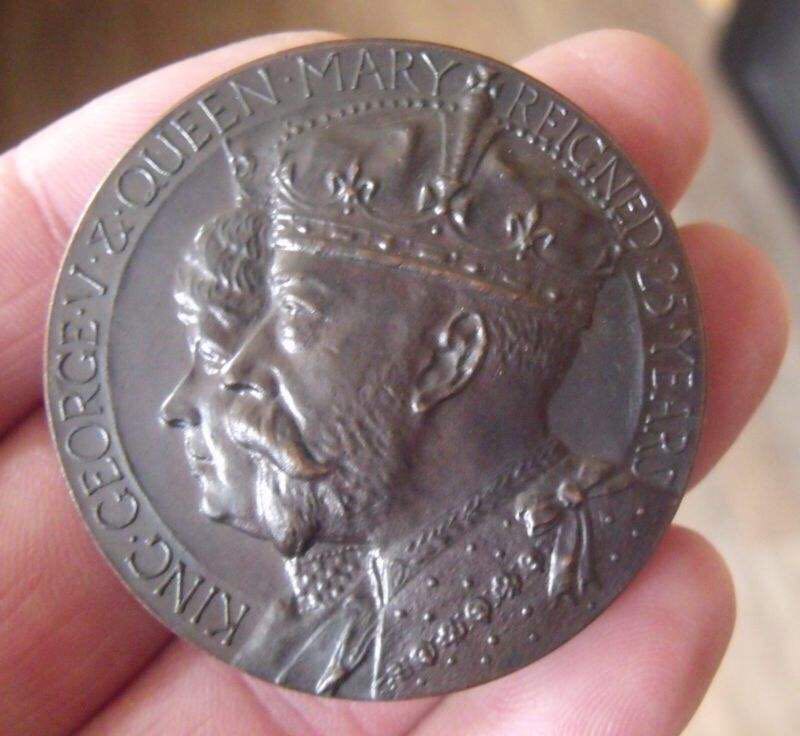 George V Silver Jubilee Medal  coin collectible - Main Image 2