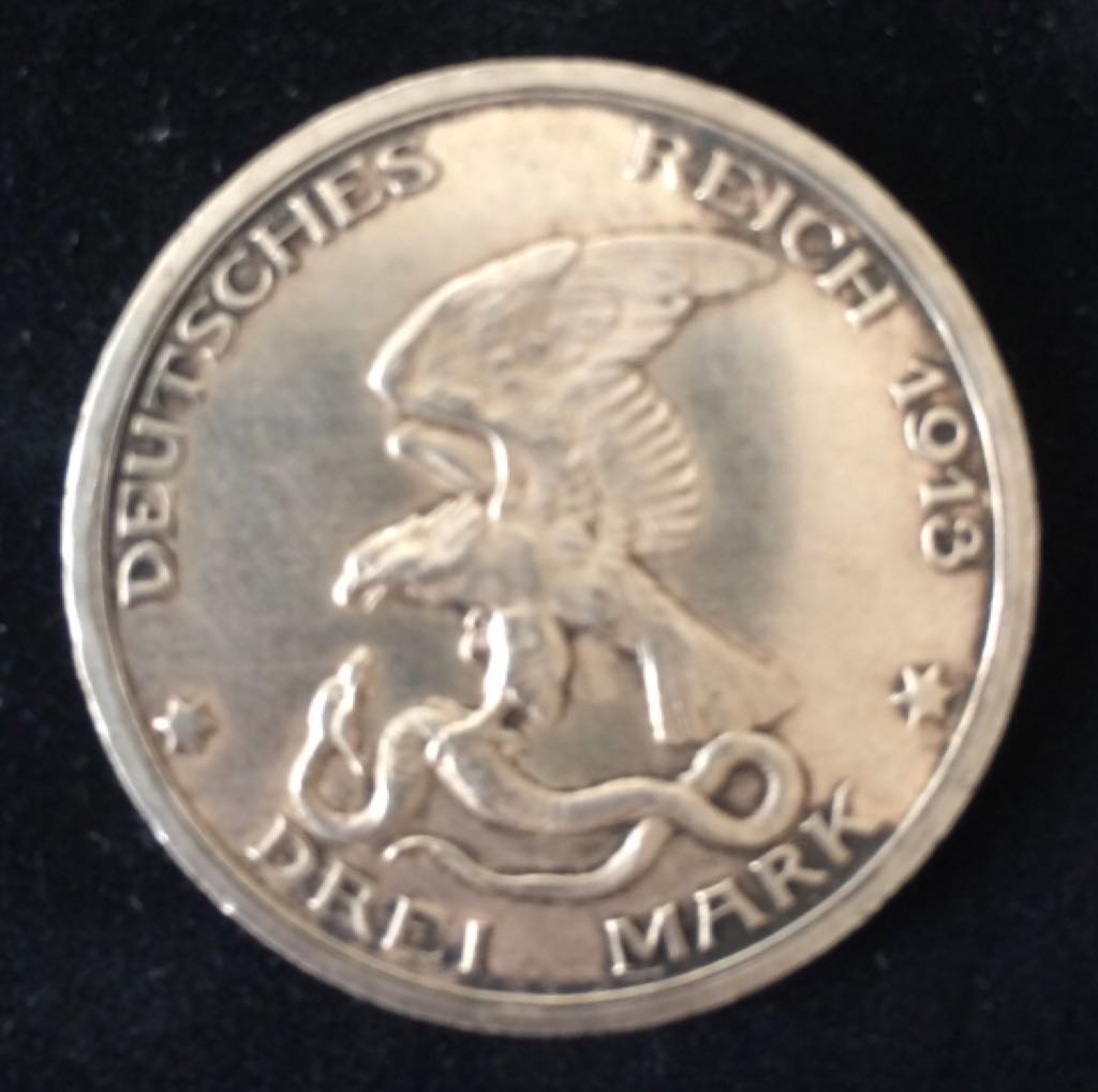 Drei Mark 1913  coin collectible - Main Image 2