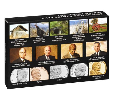 2015 US Mint Silver Proof Coin Set (S)  coin collectible - Main Image 2