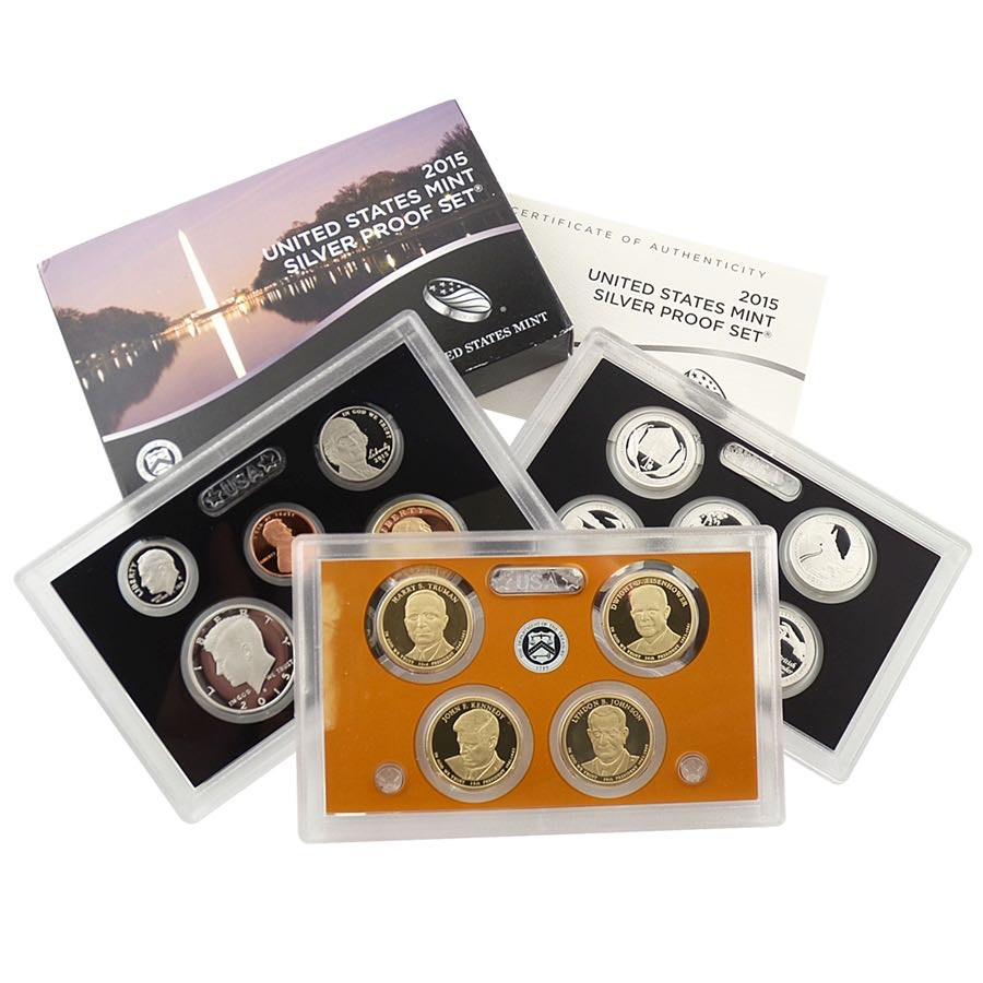 2015 US Mint Silver Proof Coin Set (S)  coin collectible - Main Image 3