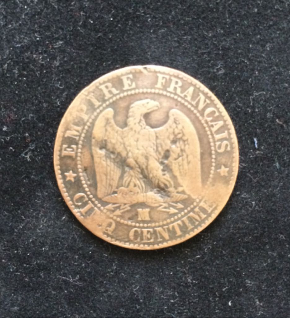 Napoleon III 5 Centimes  coin collectible - Main Image 2