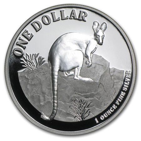 2013 AU Kangaroo Silver Dollar Proof - Kangaroo Series coin collectible - Main Image 1