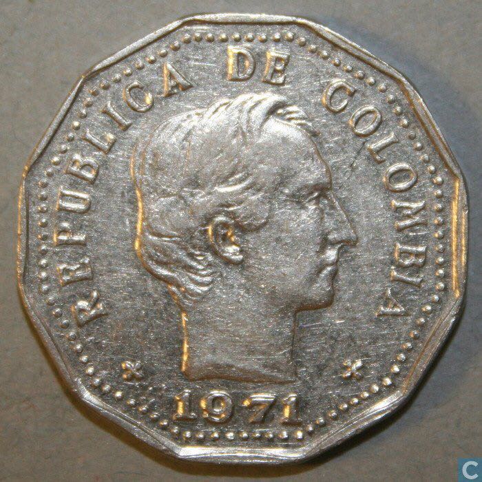 50 Centavos Colombia  coin collectible - Main Image 2