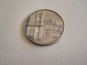 Queen Elizabeth II And Prince Philip Silver Wedding Anniversary  coin collectible - Main Image 2