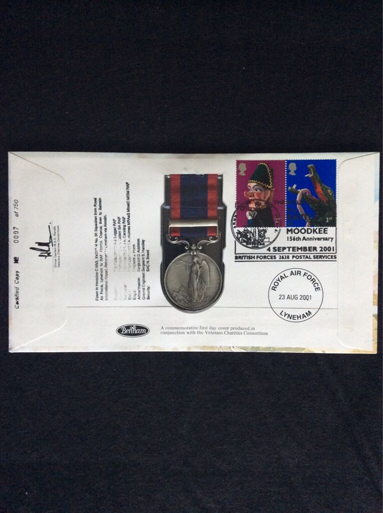 Benham FDC - The Sutlej Campaign Medal 1845-6  coin collectible - Main Image 2