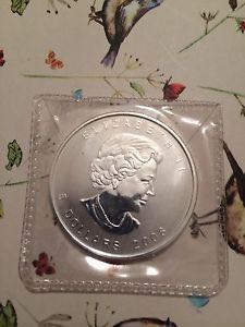 2008 1oz Silver Canadian Maple  coin collectible - Main Image 2