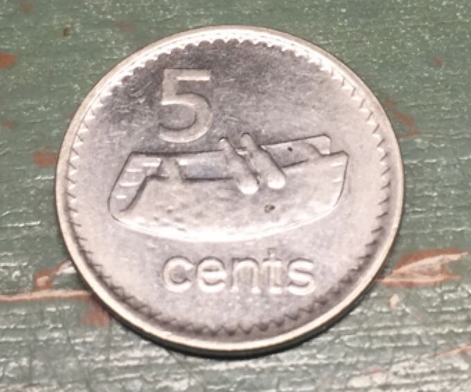 5c Fiji  coin collectible - Main Image 1