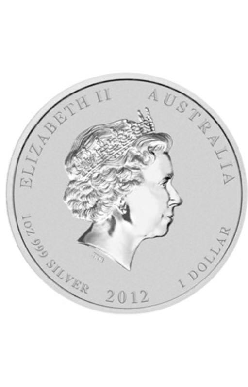 2012 Red Year Of The Dragon Coin  coin collectible - Main Image 2