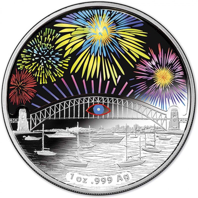 Sydney NYE Fireworks coin collectible - Main Image 1